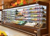 诺唯斯水果保鲜柜超市水果风幕柜商用水果冷藏柜麻辣烫冷藏展示柜