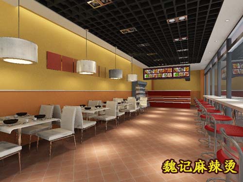 麻辣烫店面装修风格